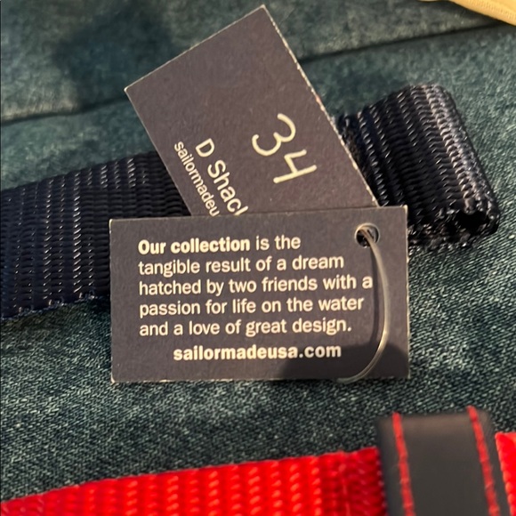 Sailormade Red and Blue Belts - Picture 2 of 13